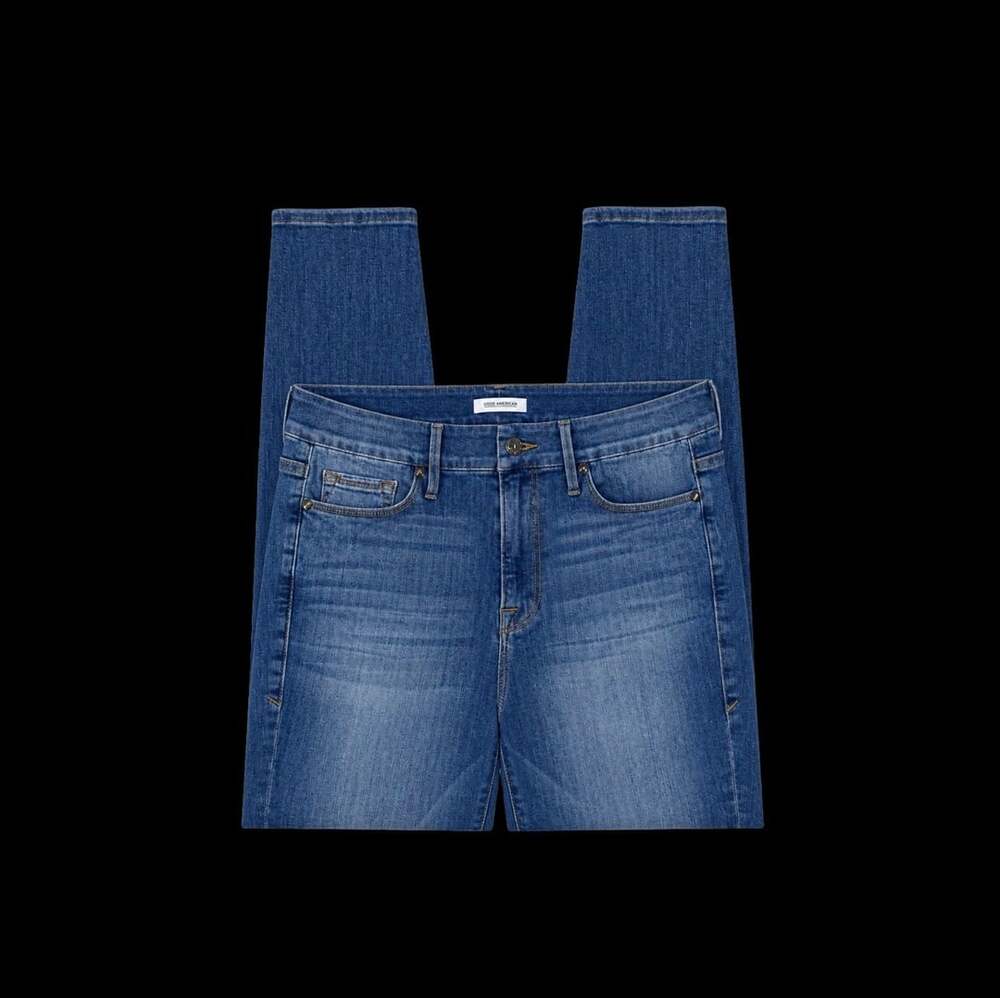 Good American Good Legs Skinny Jeans Blue Size 14/32 NWT